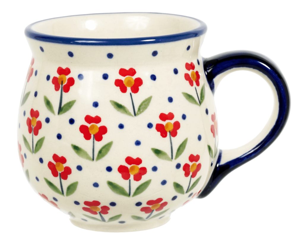 Mug, Belly Mug, 10 oz Medium in "Simply Beautiful" by Manufaktura | K090T-AC61