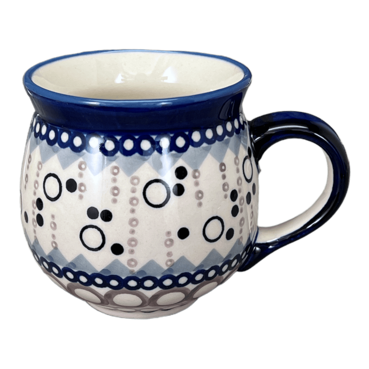Mug, Belly Mug, 10 oz Medium in "Bubble Blast" by Manufaktura | K090U-IZ23