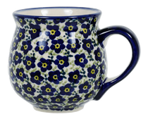 Medium Belly Mug (Floral Revival Blue) | K090U-MKOB
