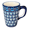 Polish Pottery Pluton Mug (Blue Diamond) | K096U-DHR at PolishPotteryOutlet.com