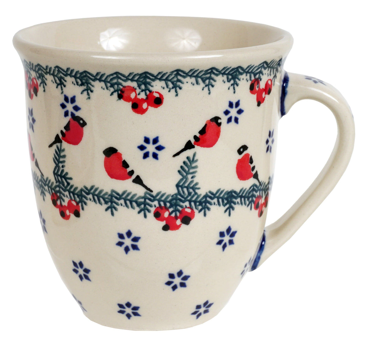 Mug, Mars Mug, 16 oz Large in "Red Bird" by Manufaktura | K106T-GILE