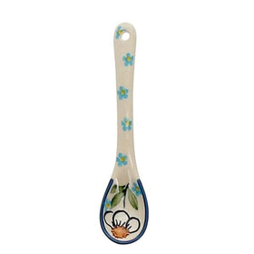 Polish Pottery Sugar Spoon (Daisy Bouquet) | L001S-TAB3 Additional Image at PolishPotteryOutlet.com