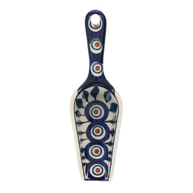 Polish Pottery 6" Scoop (Peacock) | L018T-54 Additional Image at PolishPotteryOutlet.com
