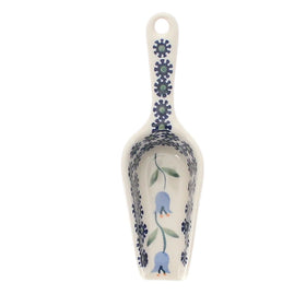Polish Pottery 6" Scoop (Lily of the Valley) | L018T-ASD Additional Image at PolishPotteryOutlet.com