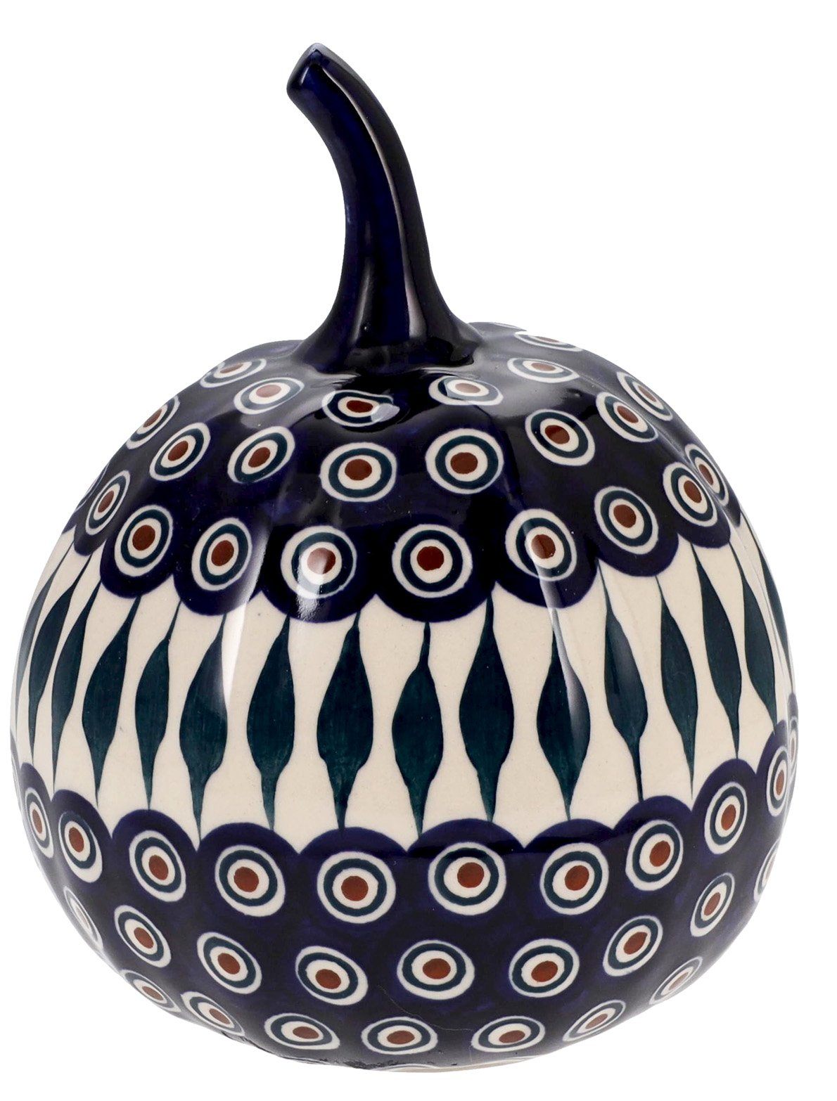 Luminary, Pumpkin, Small, 5.5" in "Peacock" by Manufaktura | L021T-54