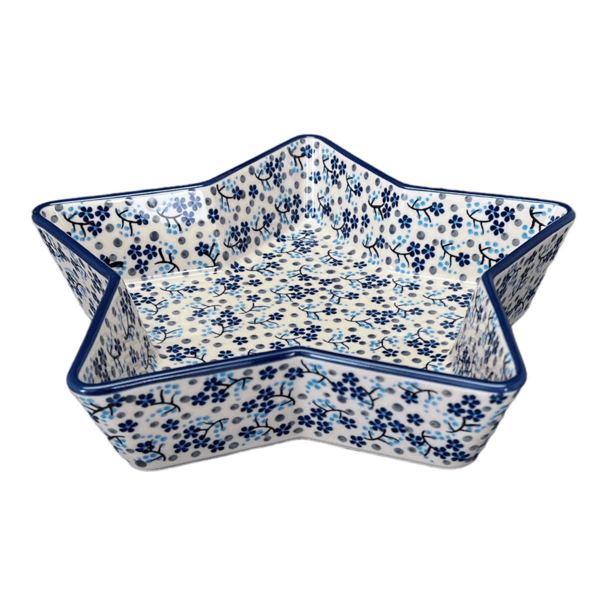 Baker, Star-Shaped, 10" in "Scattered Blues" by Manufaktura | M045S-AS45