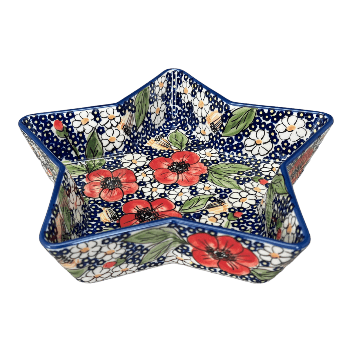 Baker, Star-Shaped, 10" in "Poppies & Posies" by Manufaktura | M045S-IM02