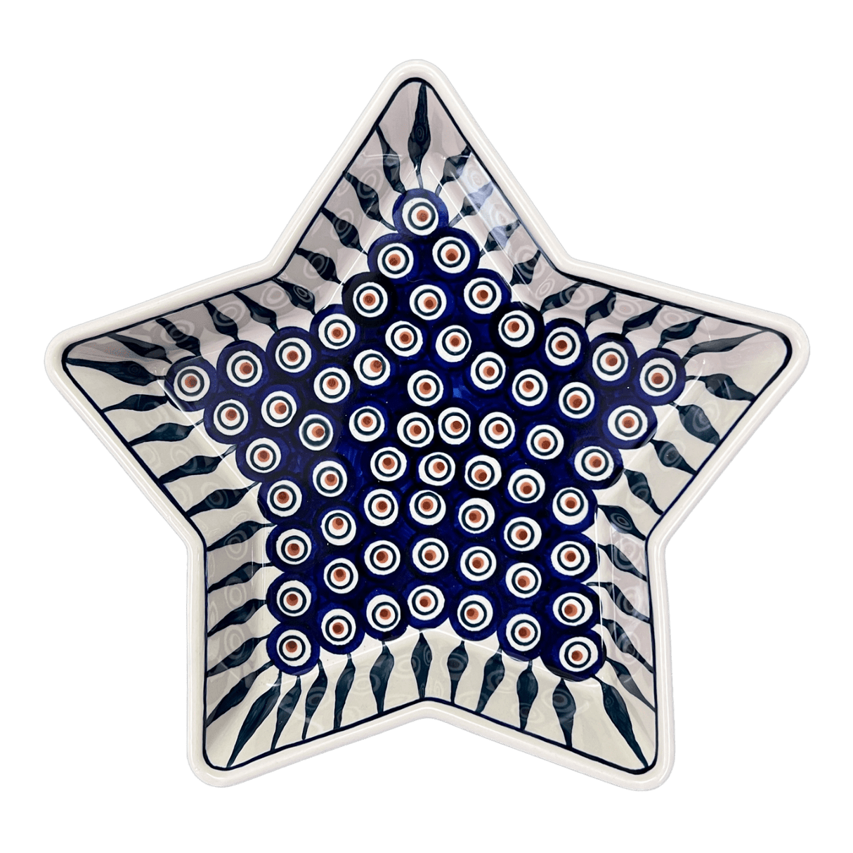 Baker, Star-Shaped, 10" in "Peacock" by Manufaktura | M045T-54