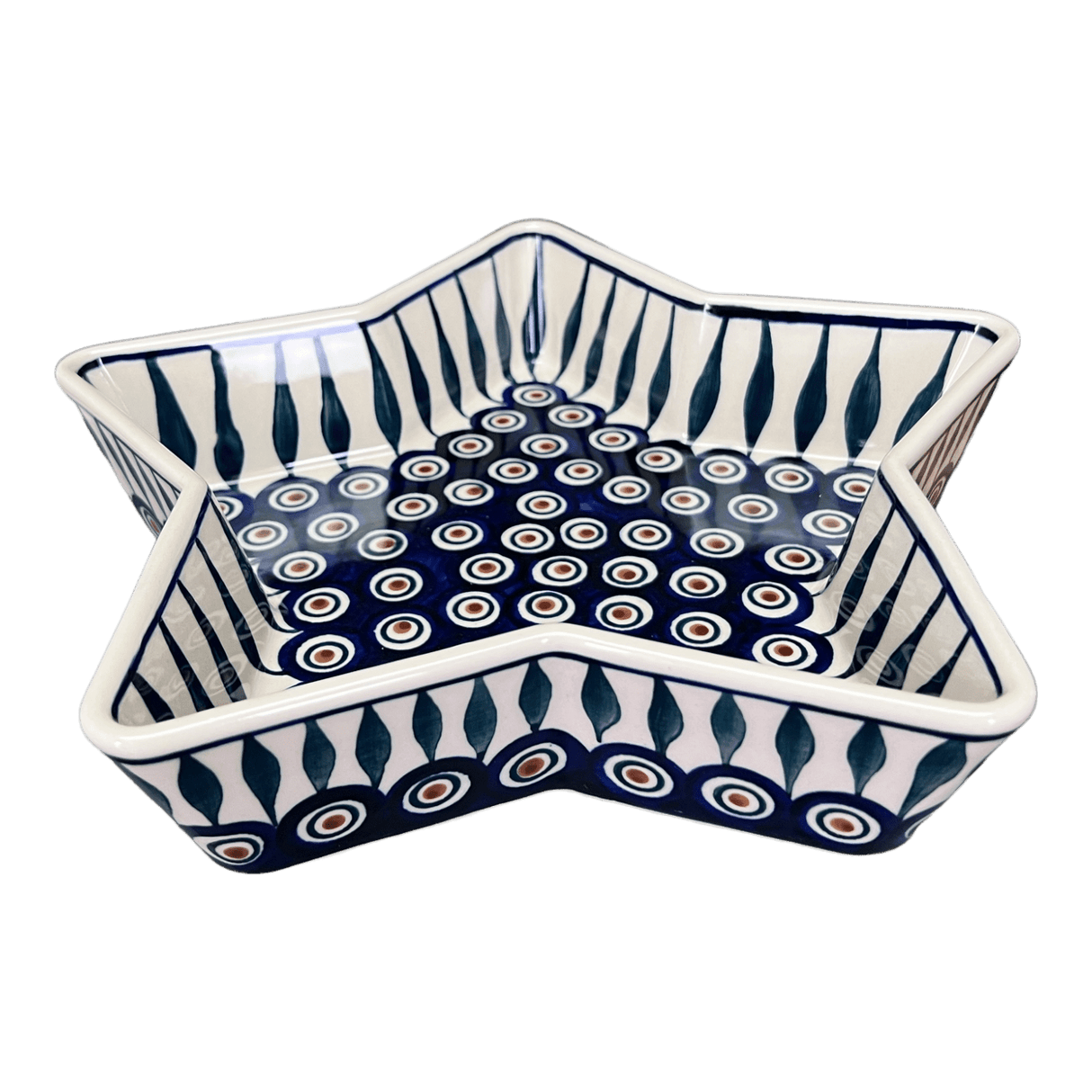 Baker, Star-Shaped, 10" in "Peacock" by Manufaktura | M045T-54