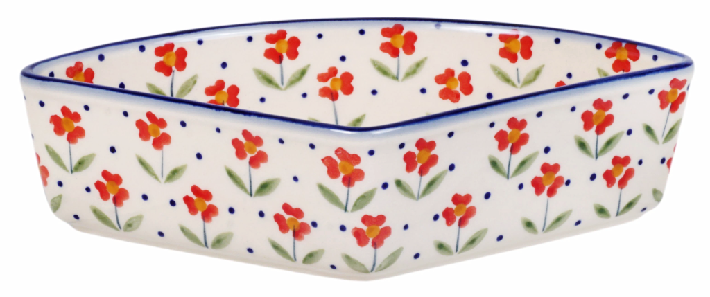 Bowl, Wedge-Shaped, 5" x 8.5" in "Simply Beautiful" by Manufaktura | M048T-AC61