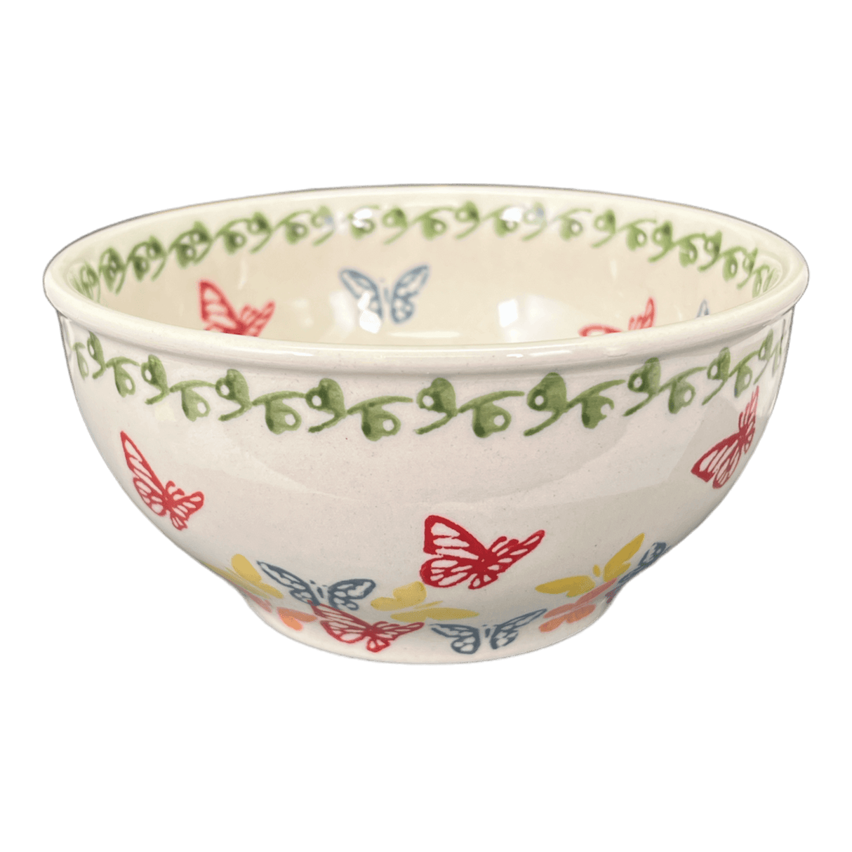Bowl, Round, Tapered, 5.25" in "Butterfly Buffet" by Manufaktura | M052T-DMOT