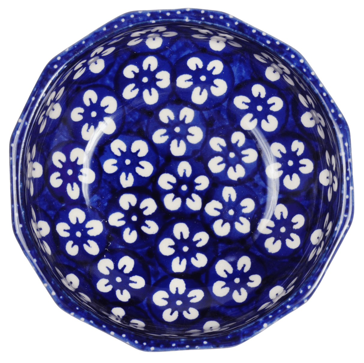 Bowl, Multiangular, 5" in "Modern Blue" by Manufaktura | M058M-J8KO