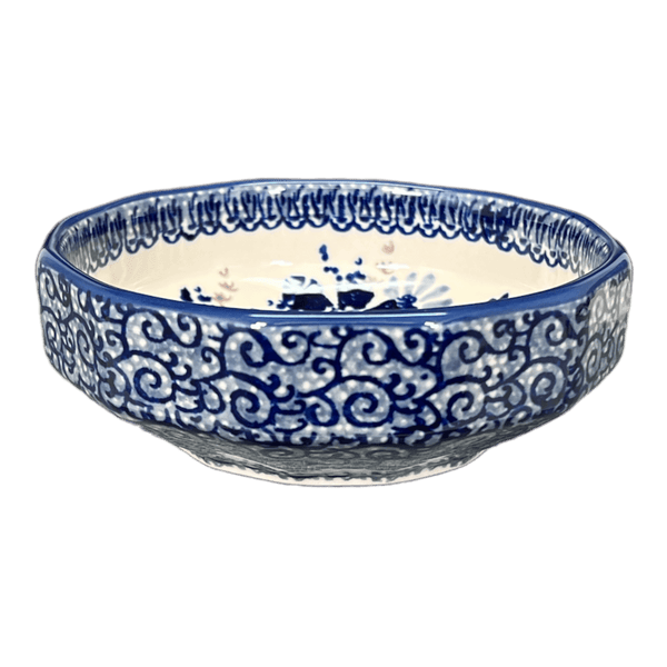 Polish Pottery - Muffin Pan - Blue Life - The Polish Pottery Outlet