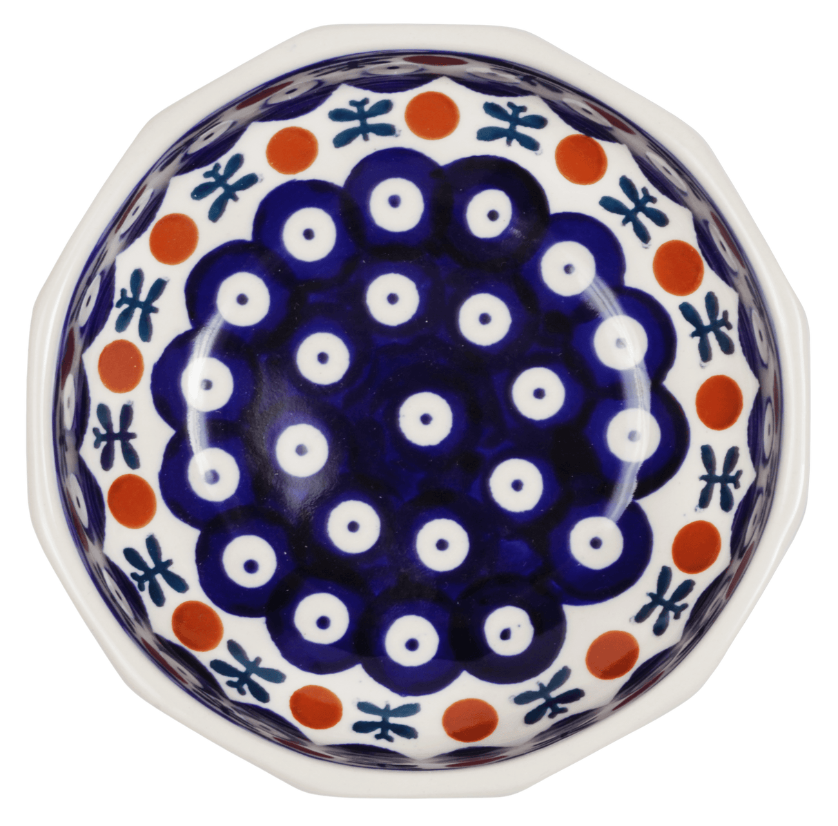 Bowl, Multiangular, 5" in "Mosquito" by Manufaktura | M058T-70