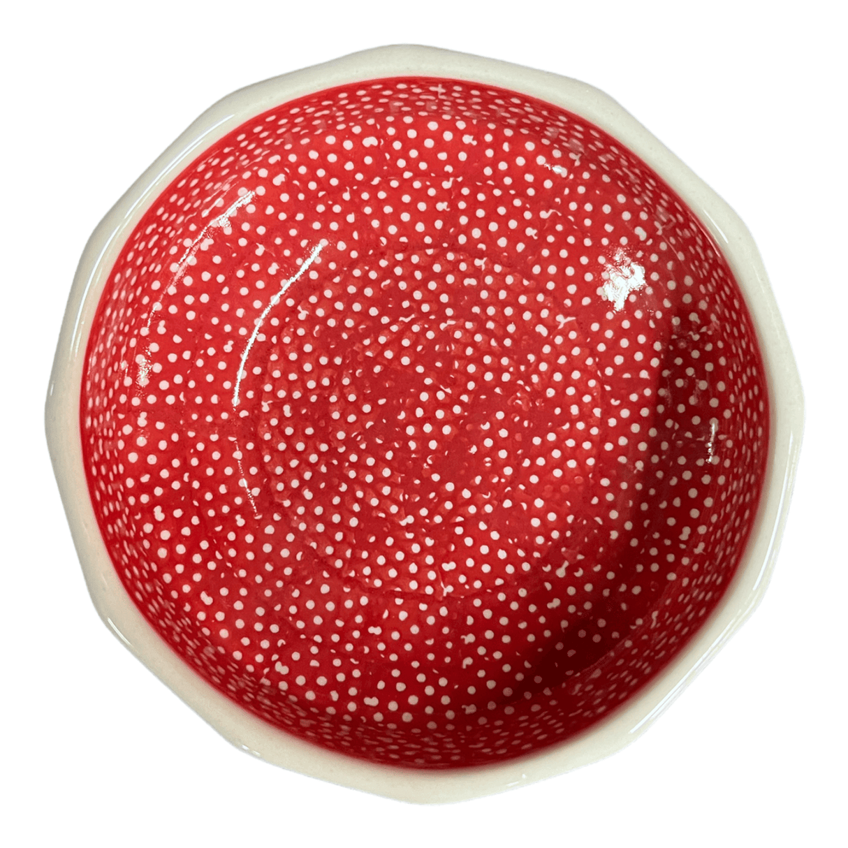 Bowl, Multiangular, 5" in "Red Sky at Night" by Manufaktura | M058T-WCZE