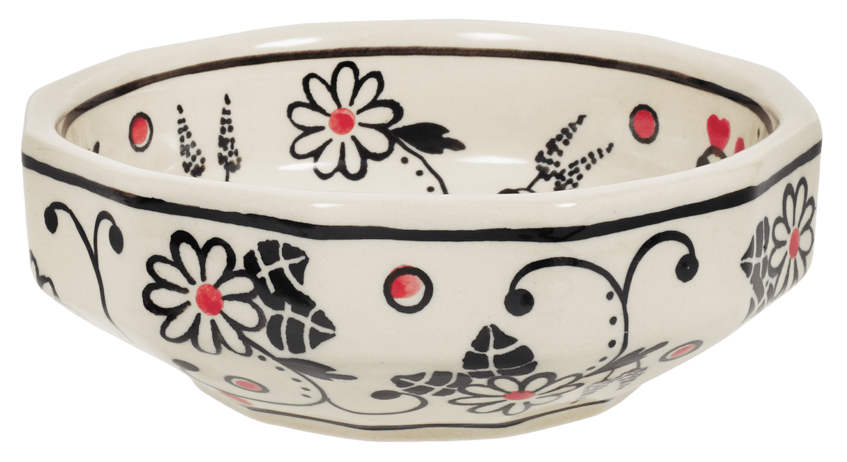 Bowl, Multiangular, 5" in "Night Garden" by Manufaktura | M058U-BL02