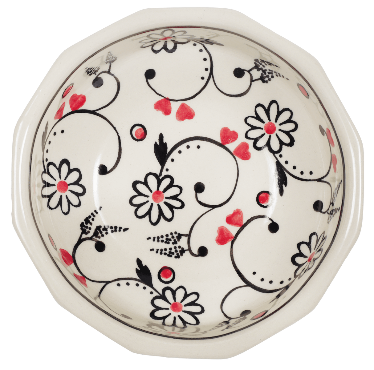 Bowl, Multiangular, 5" in "Night Garden" by Manufaktura | M058U-BL02