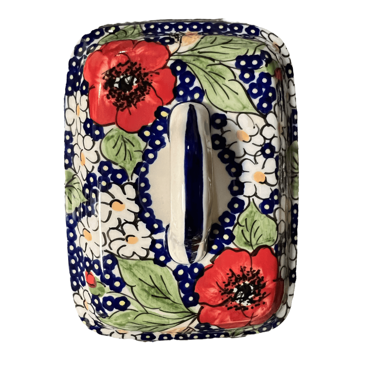 Butter Box, 5.75" x 4.25" in "Poppies & Posies" by Manufaktura | M078S-IM02