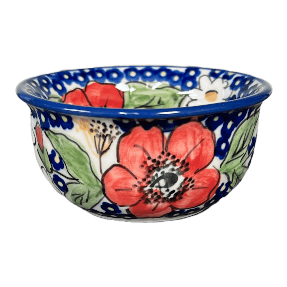 Bowl, Round, 3.5" in "Poppies & Posies" by Manufaktura | M081S-IM02