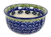 Polish Pottery 3.5" Bowl (Floral Fans) | M081S-P314 at PolishPotteryOutlet.com