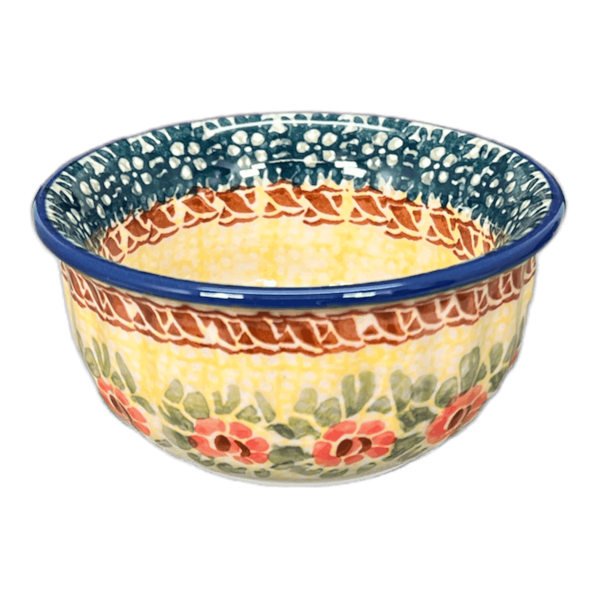 Bowl, Round, 3.5" in "Bountiful Blossoms" by Manufaktura | M081S-WKLZ