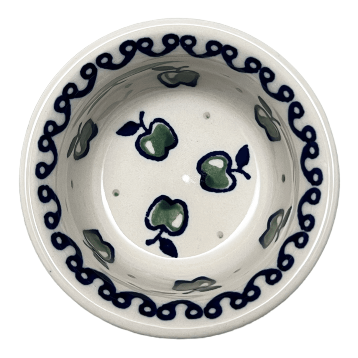 Bowl, Round, 3.5" in "Green Apple" by Manufaktura | M081T-15