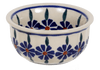 Polish Pottery 3.5" Bowl (Floral Peacock) | M081T-54KK at PolishPotteryOutlet.com