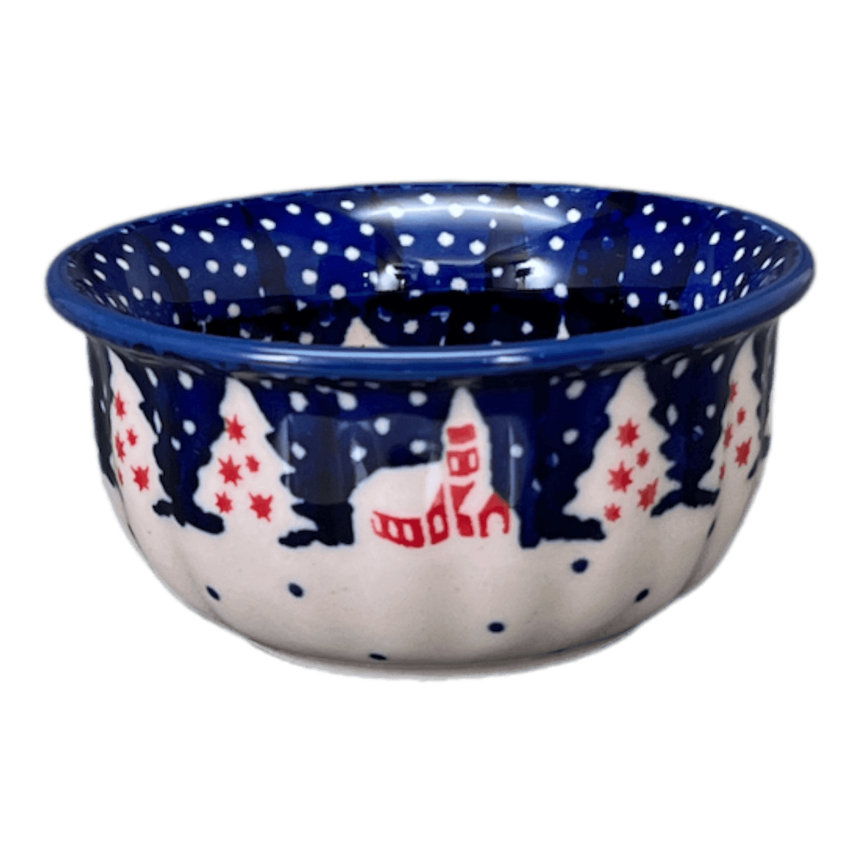 Bowl, Round, 3.5" in "Christmas Chapel" by Manufaktura | M081T-CHDK