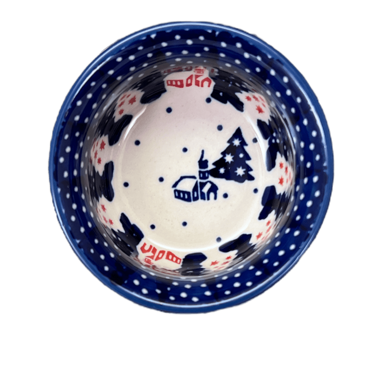Bowl, Round, 3.5" in "Christmas Chapel" by Manufaktura | M081T-CHDK