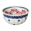 Polish Pottery 3.5" Bowl (Floral Symmetry) | M081T-DH18 at PolishPotteryOutlet.com
