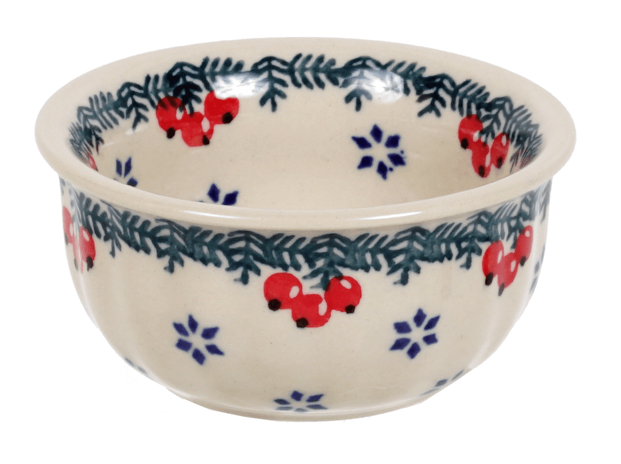 Bowl, Round, 3.5" in "Red Bird" by Manufaktura | M081T-GILE
