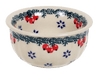 Polish Pottery 3.5" Bowl (Red Bird) | M081T-GILE at PolishPotteryOutlet.com