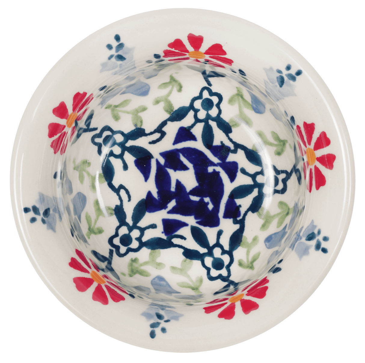 Bowl, Round, 3.5" in "Butterfly Blossoms" by Manufaktura | M081T-MM02