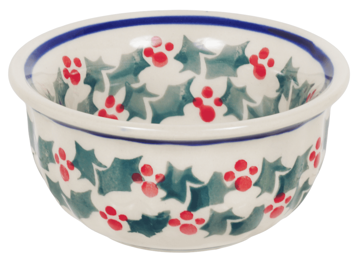 Bowl, Round, 3.5" in "Holiday Cheer" by Manufaktura | M081T-NOS2