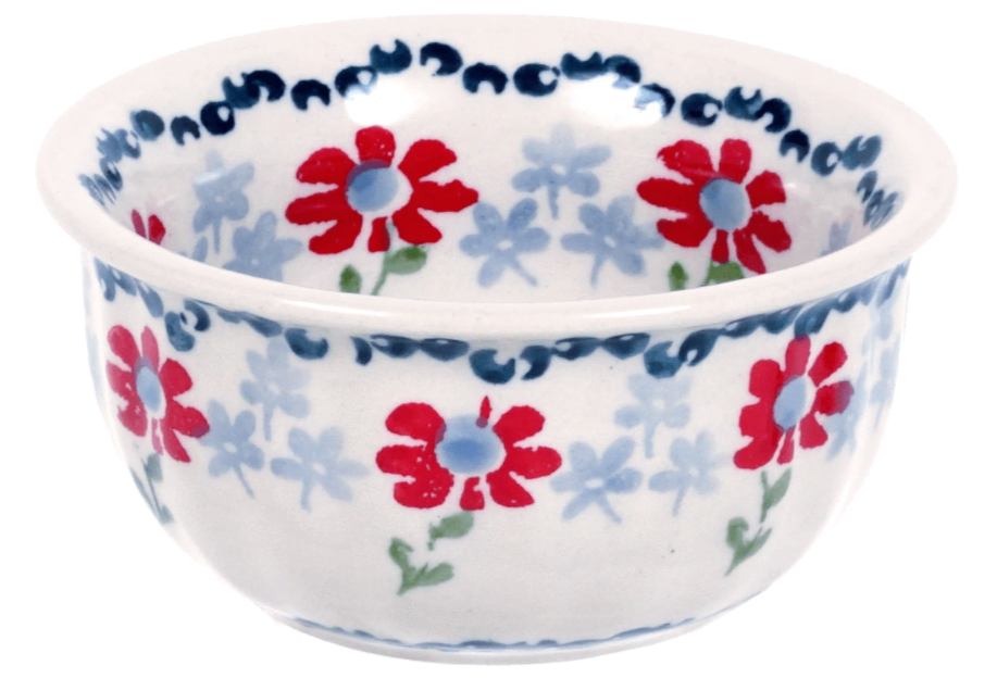 Bowl, Round, 3.5" in "Summer Blossoms" by Manufaktura | M081T-P232