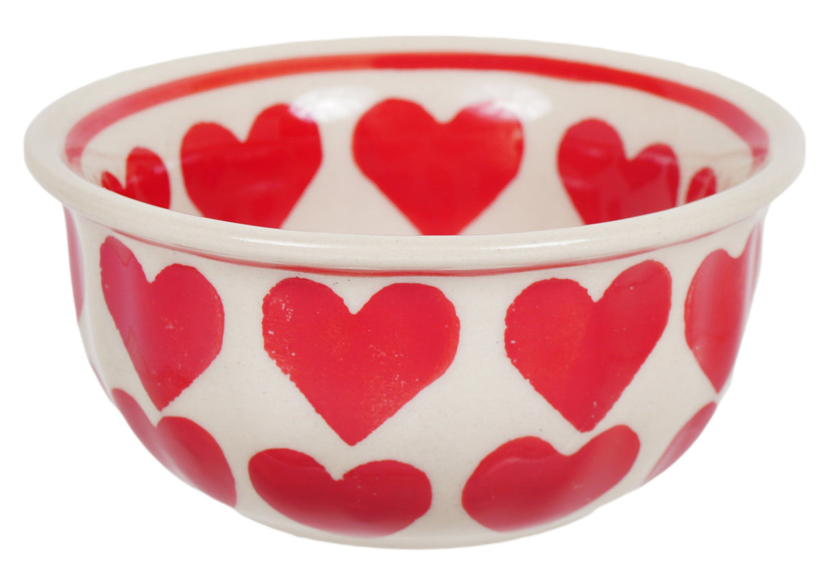 Bowl, Round, 3.5" in "Whole Hearted Red" by Manufaktura | M081T-SEDC