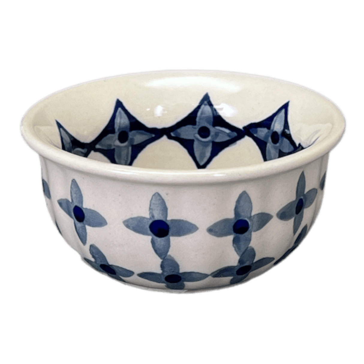 Bowl, Round, 3.5" in "Field of Diamonds" by Manufaktura | M081T-ZP04