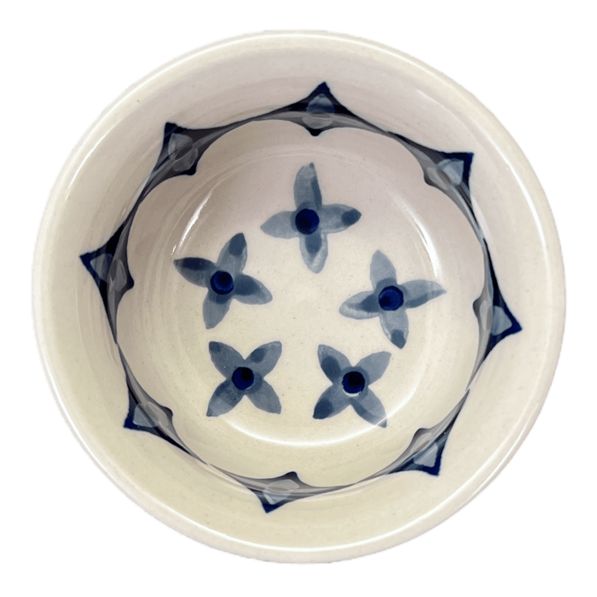 Bowl, Round, 3.5" in "Field of Diamonds" by Manufaktura | M081T-ZP04