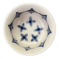 A picture of a Polish Pottery 3.5" Bowl (Field of Diamonds) | M081T-ZP04 as shown at PolishPotteryOutlet.com/products/3-5-bowl-field-of-diamonds-m081t-zp04