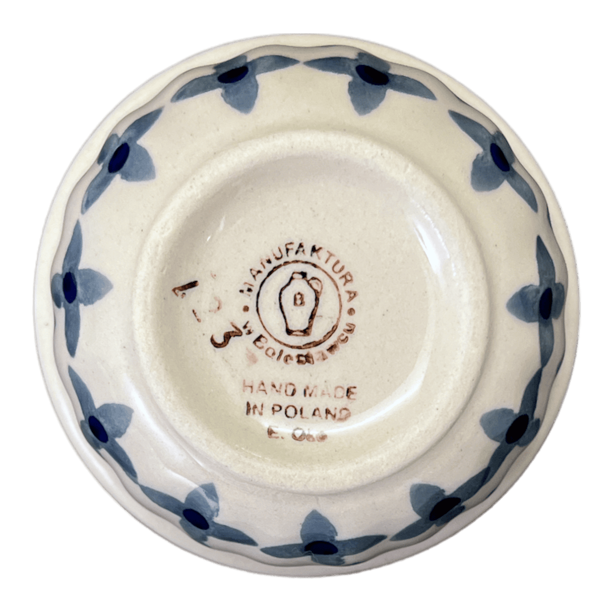 Bowl, Round, 3.5" in "Field of Diamonds" by Manufaktura | M081T-ZP04
