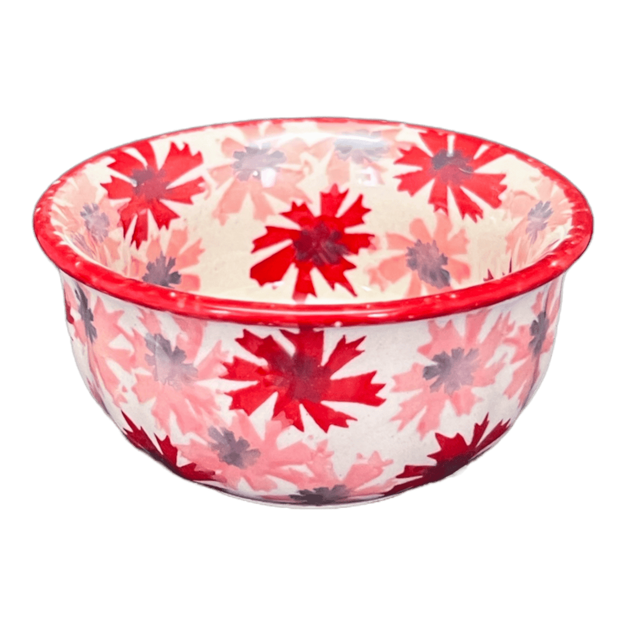 Bowl, Round, 3.5" in "Scarlet Daisy" by Manufaktura | M081U-AS73
