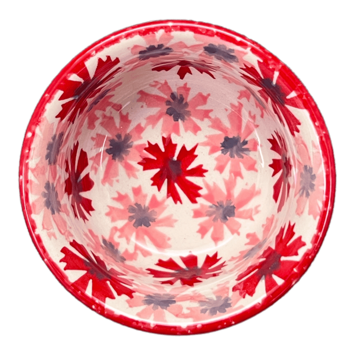 Bowl, Round, 3.5" in "Scarlet Daisy" by Manufaktura | M081U-AS73