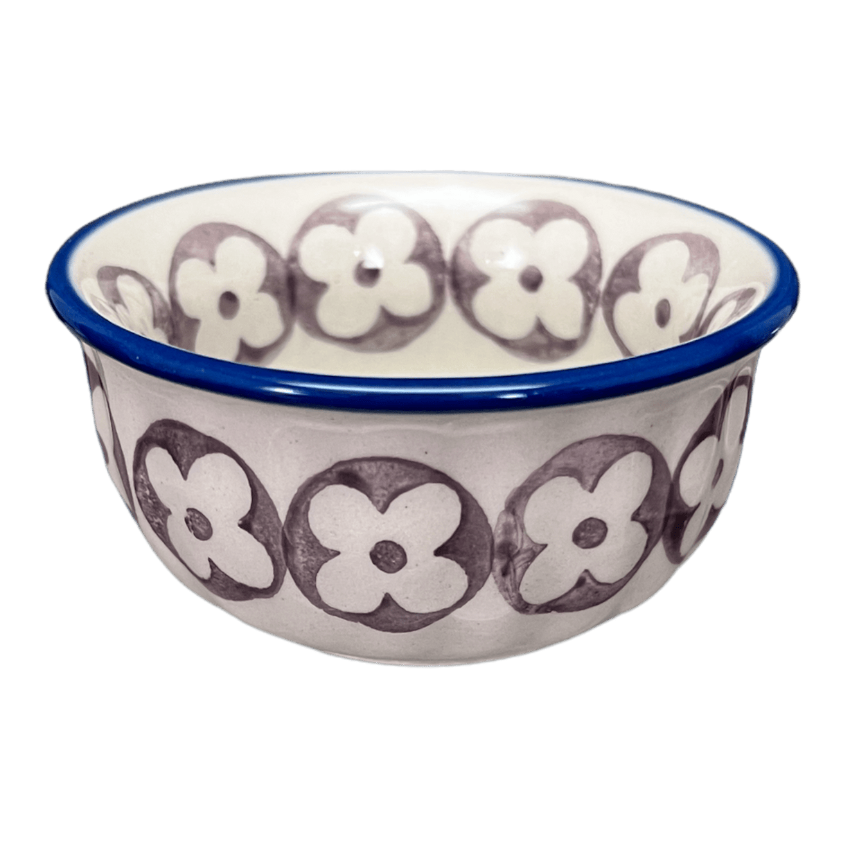 Bowl, Round, 3.5" in "Diamond Blossoms" by Manufaktura | M081U-ZP03