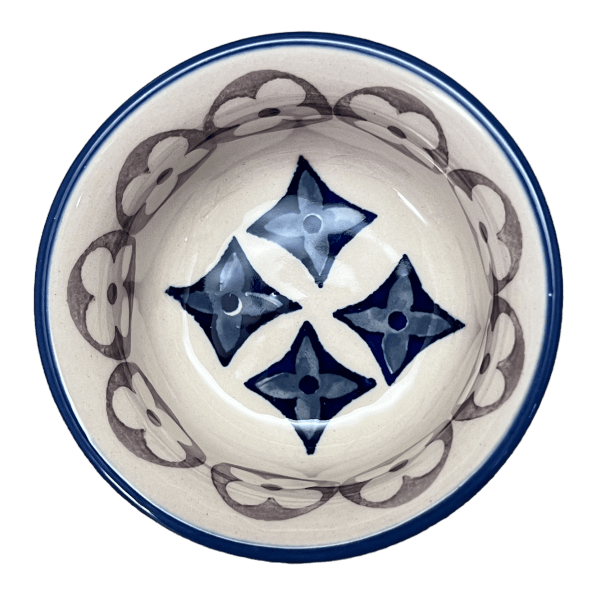 Bowl, Round, 3.5" in "Diamond Blossoms" by Manufaktura | M081U-ZP03