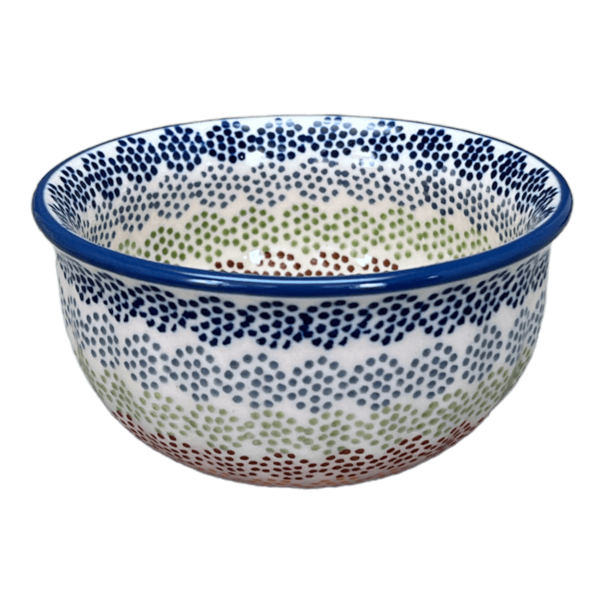 Bowl, Round, 4.5" in "Speckled Rainbow" by Manufaktura | M082M-AS37