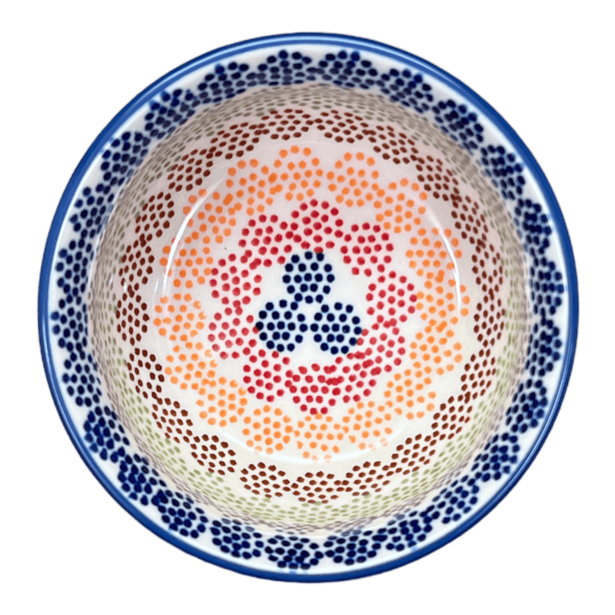 Bowl, Round, 4.5" in "Speckled Rainbow" by Manufaktura | M082M-AS37