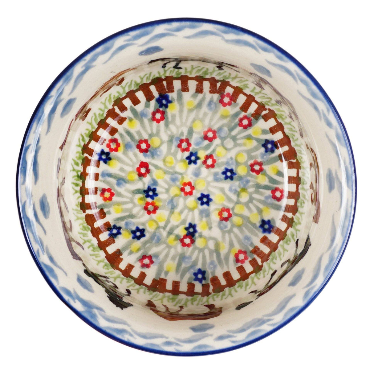 Bowl, Round, 4.5" in "Wild Horses" by Manufaktura | M082S-INK1