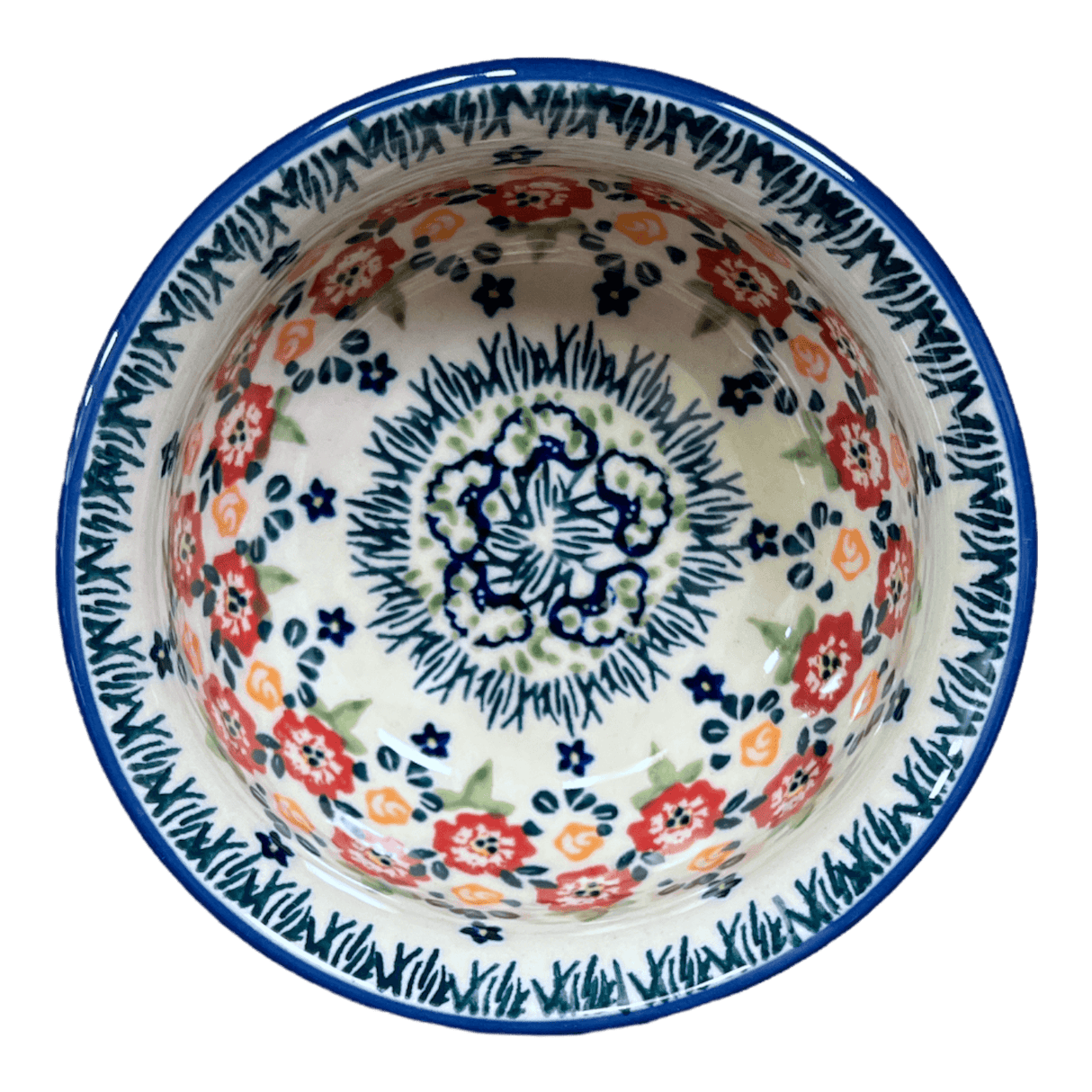 Bowl, Round, 4.5" in "Field of Dreams" by Manufaktura | M082S-JZ24