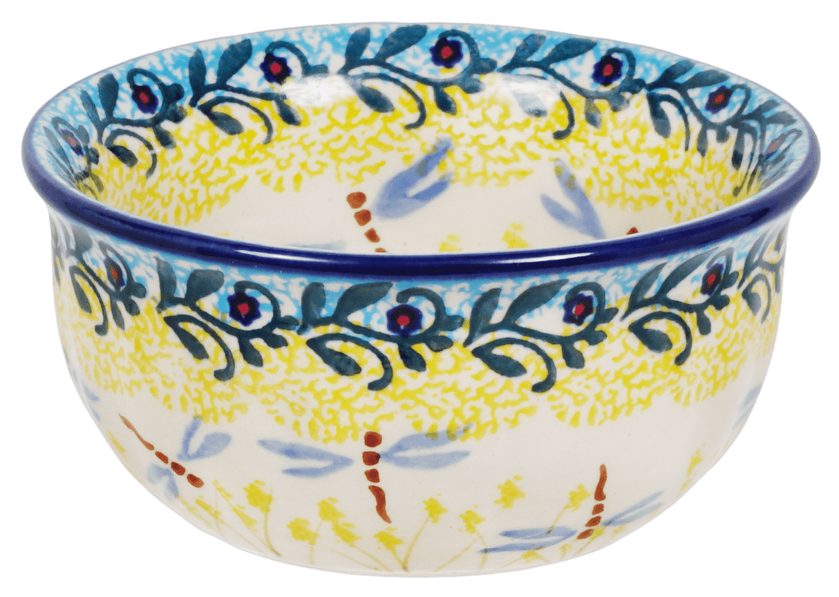 Bowl, Round, 4.5" in "Dragonfly Delight" by Manufaktura | M082S-JZ36