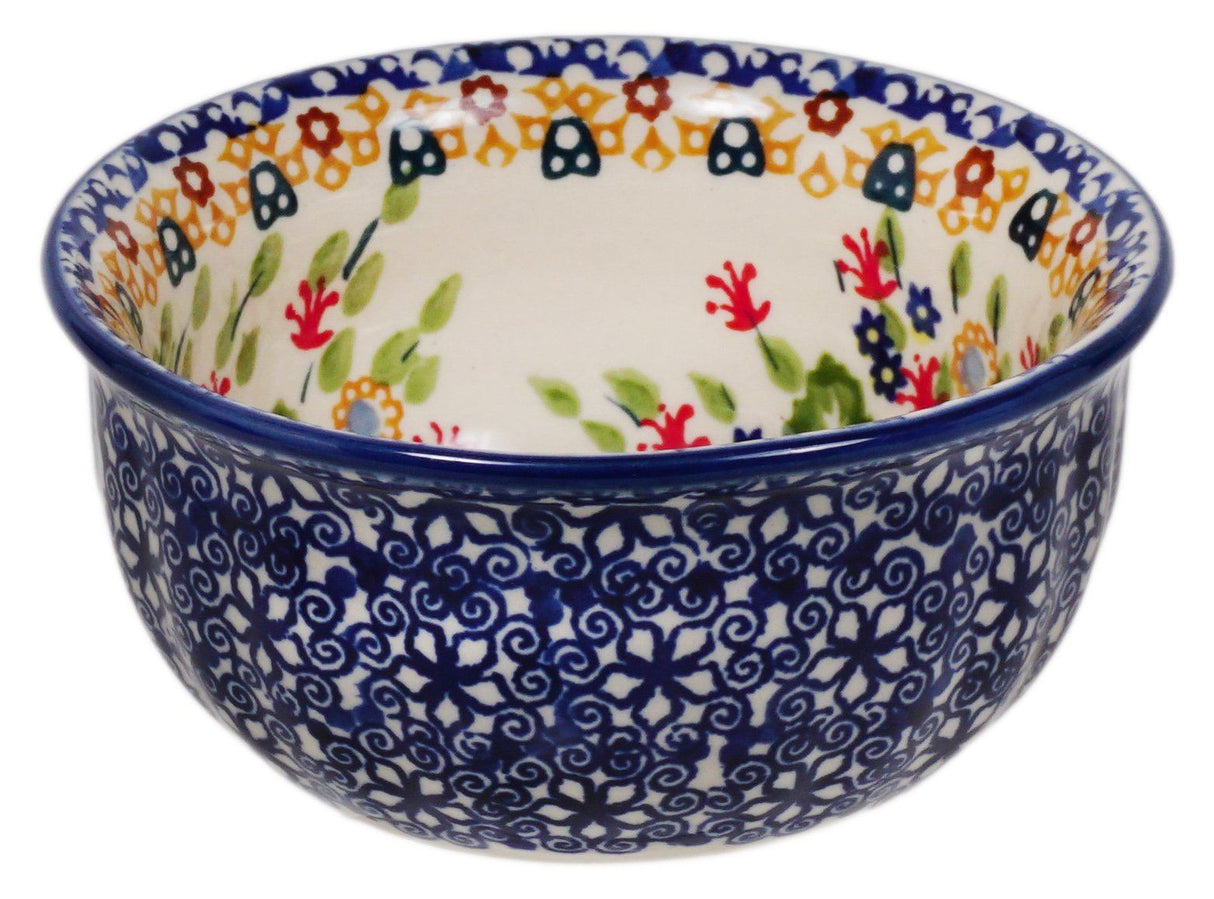 Bowl, Round, 4.5" in "Poppy Persuasion" by Manufaktura | M082S-P265